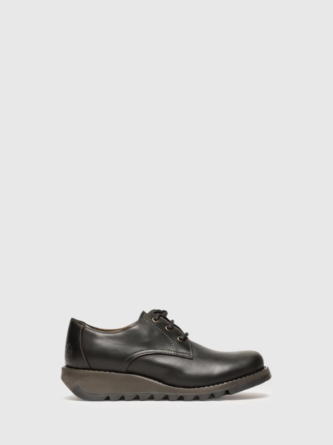 Clearance Derby Shoes Simb389Fly Black Women Shoes